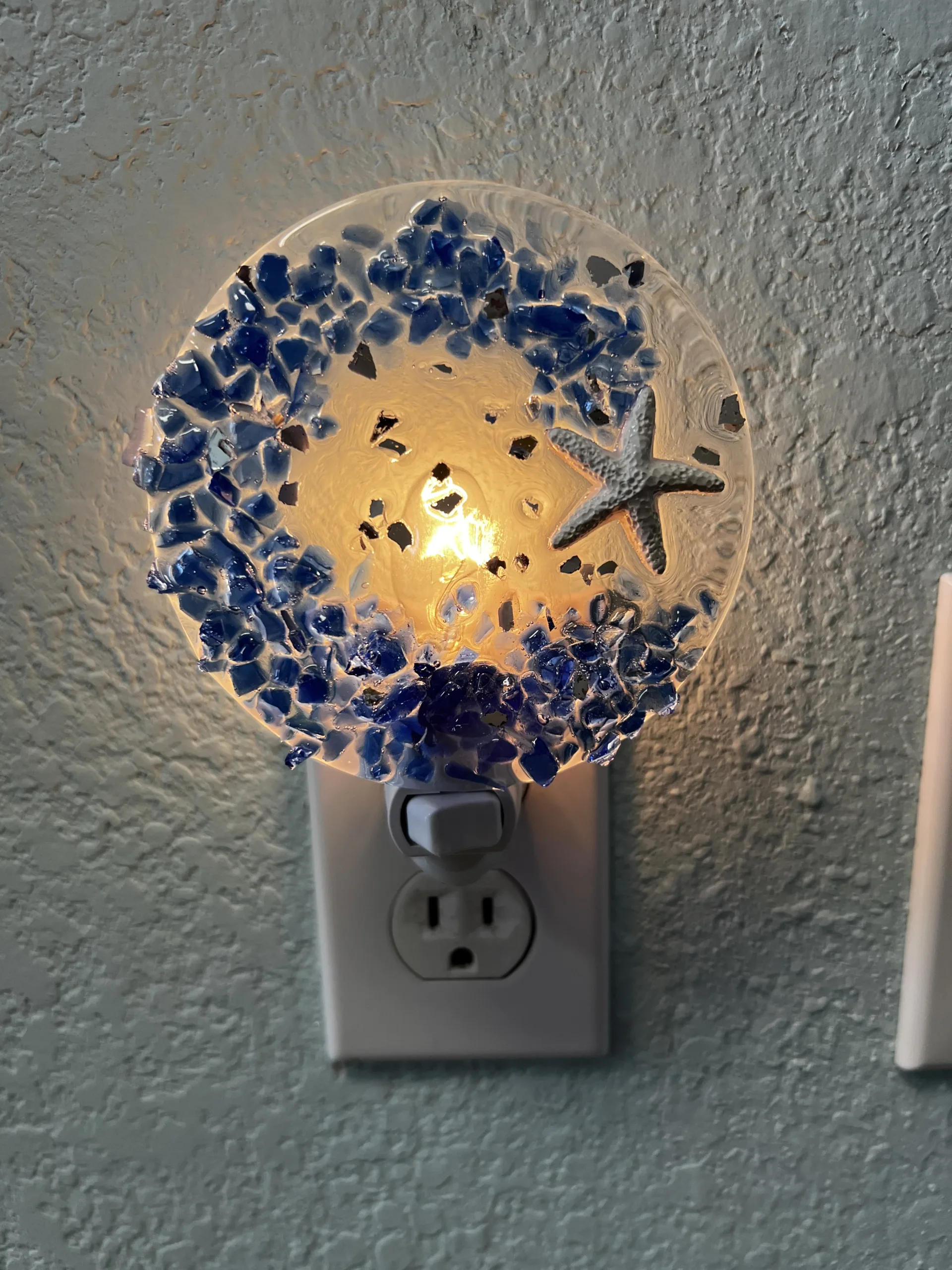 Crushed Glass Resin Night Light Kit