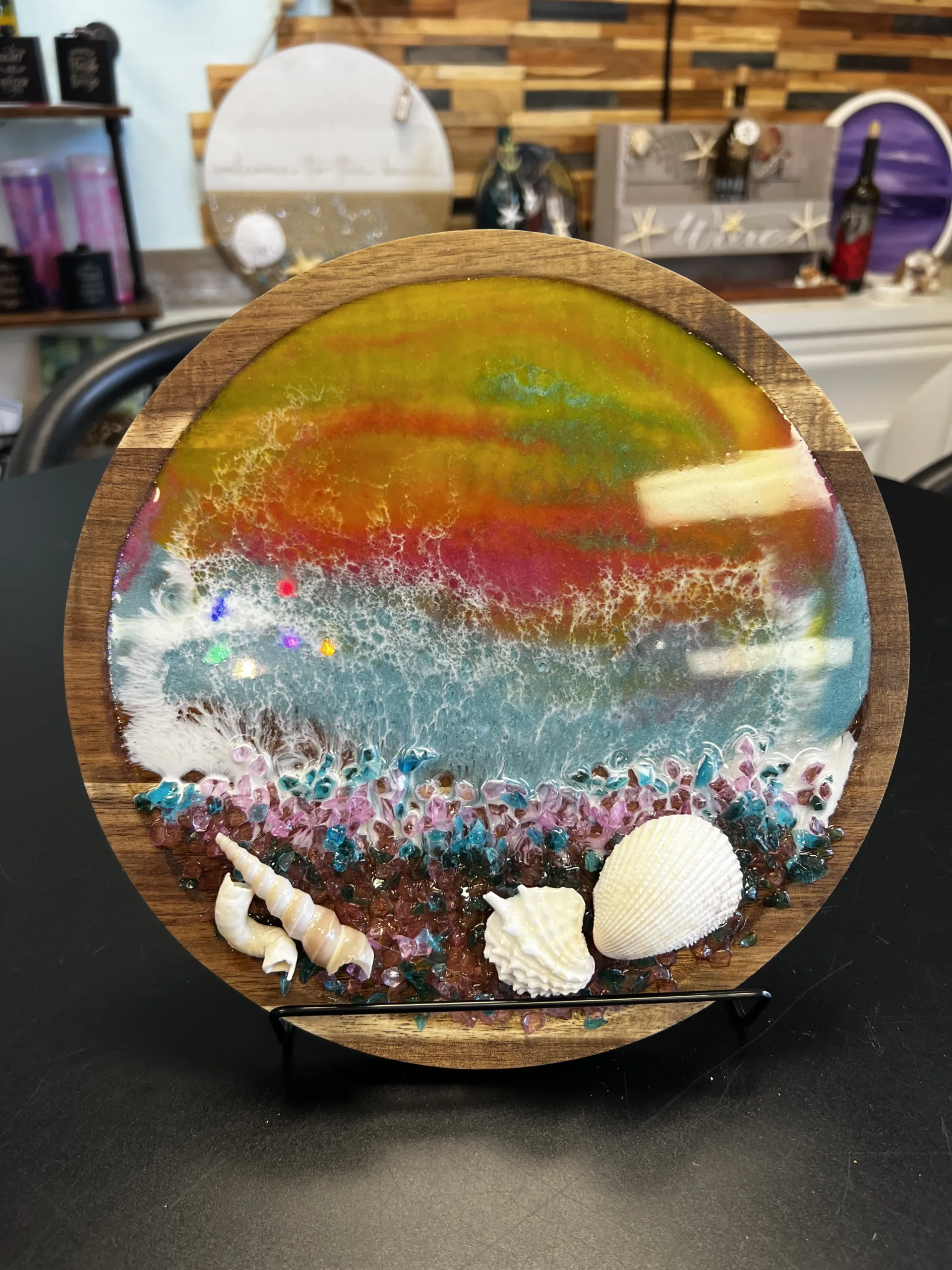Beach Lazy Susan 10 inch - Image 2