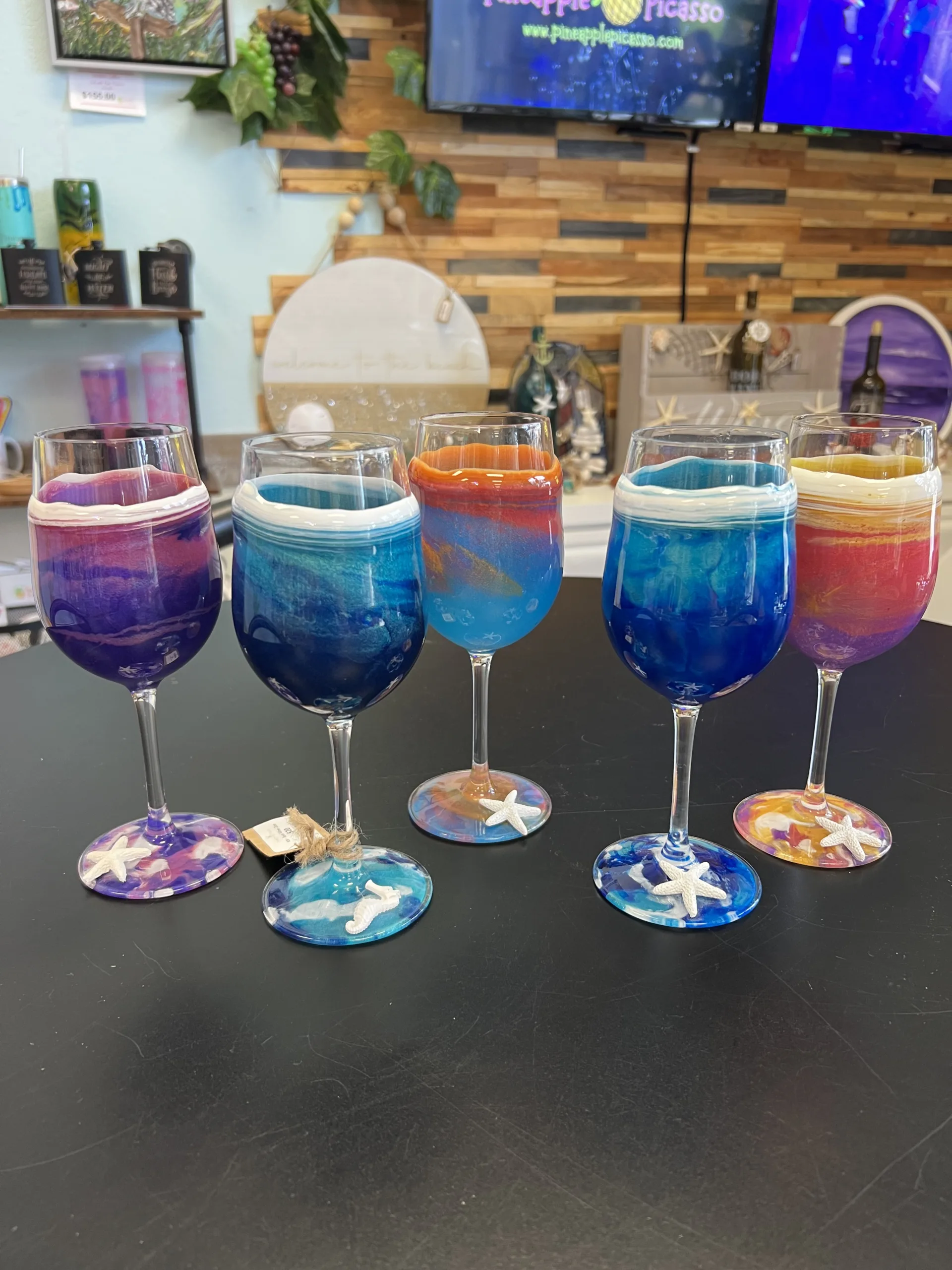 Resin Wine Glass