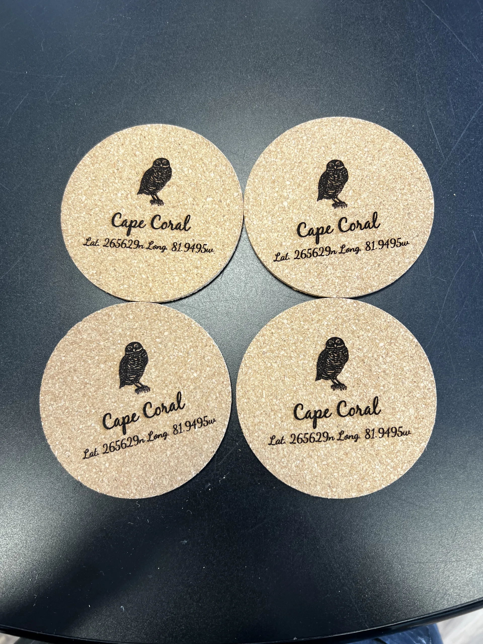 Cape Coral Cork Coasters