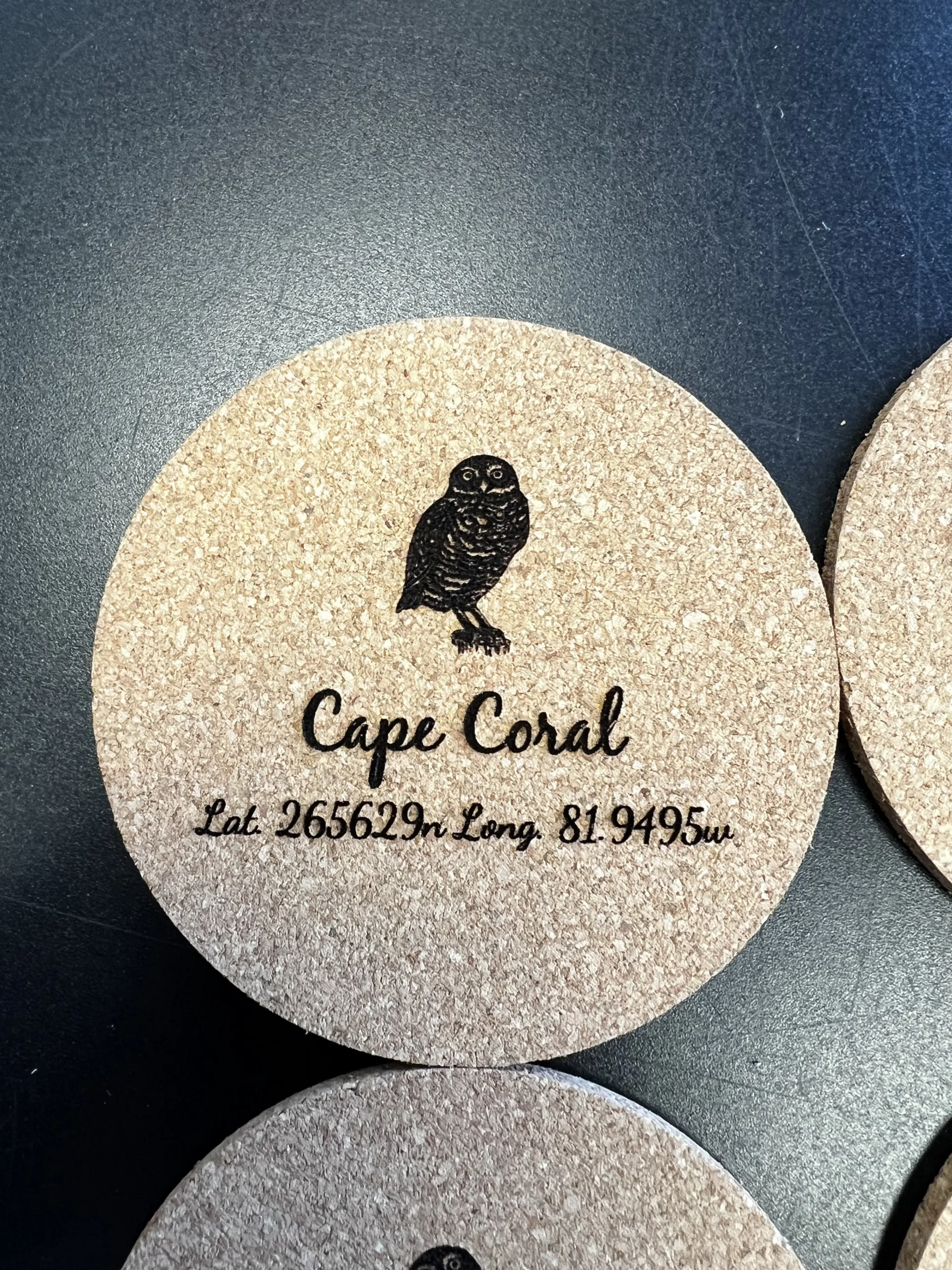 Cape Coral Cork Coasters - Image 2