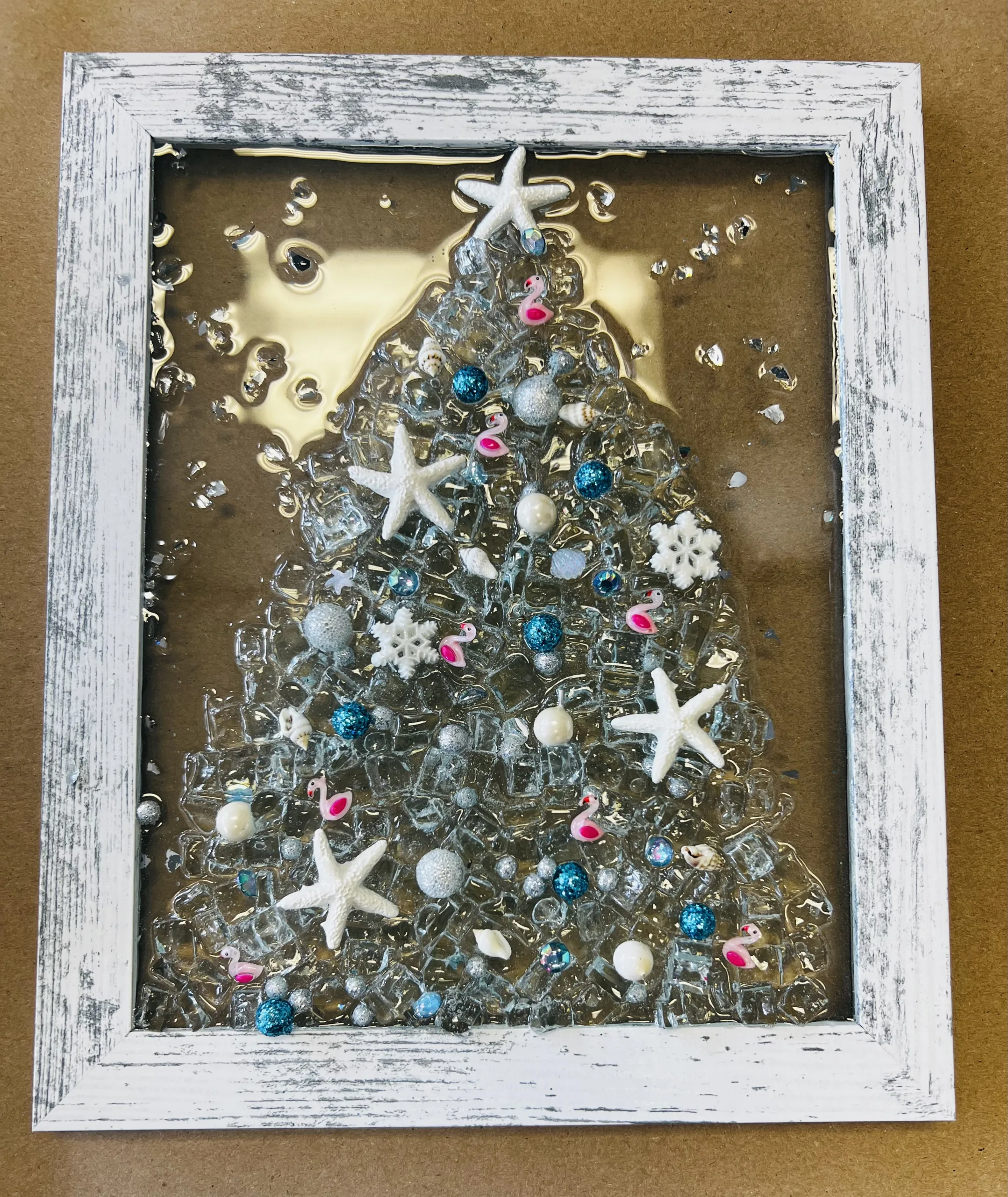 Class: Crushed Glass Tree with Stacey